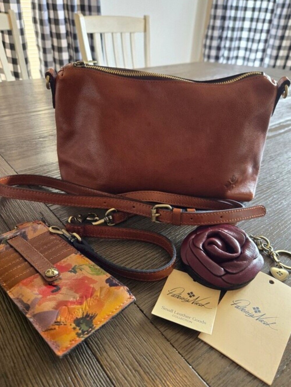 Patricia Nash Crossbody Shoulder Crescent Purse Handbag - Picture 2 of 16